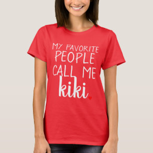 Camiseta minhas pessoas favoritas chamam-me. personalizado