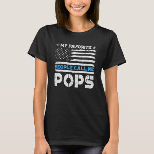 Camiseta Minhas Pessoas Favoritas Chamam-Me Pop Bandeja De