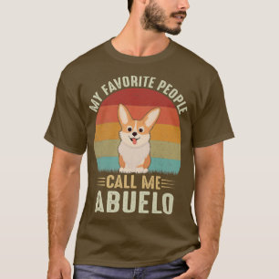 Camiseta Minhas Pessoas Favoritas Me Chamam De Abuelo Cute