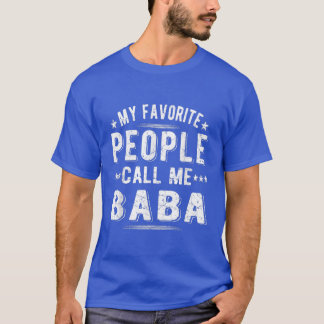 Camiseta Minhas Pessoas Favoritas Me Chamam De Avô Baba