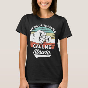 Camiseta Minhas Pessoas Favoritas Me Chamam De Avô Mexicano