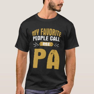 Camiseta Minhas Pessoas Favoritas Me Chamam De Avô Orgulhos