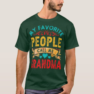 Camiseta Minhas Pessoas Favoritas Me Chamam De Avó Vintage