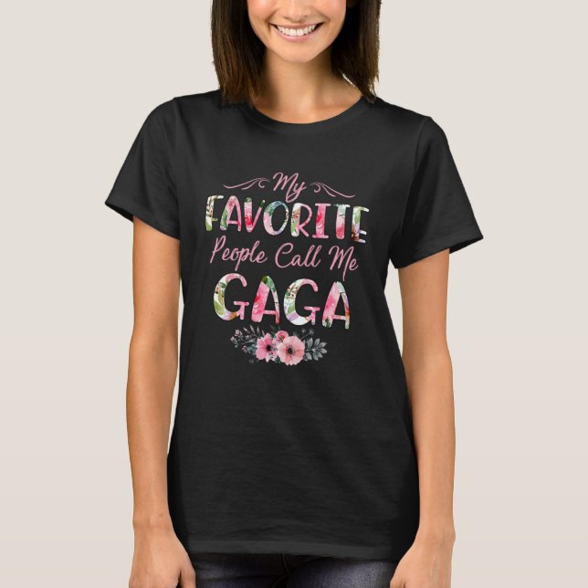 Camiseta Minhas Pessoas Favoritas Me Chamam De Flor De Flor (Frente)