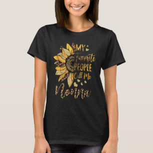 Camiseta Minhas Pessoas Favoritas Me Chamam De Nonna Leopar