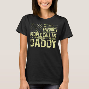 Camiseta Minhas Pessoas Favoritas Me Chamam De Pai Usa Patr