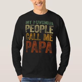 Camiseta Minhas Pessoas Favoritas Me Chamam De Papa Tee Vin