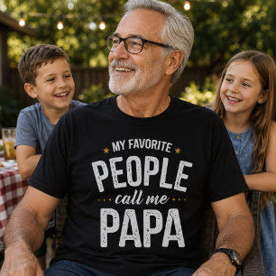 Camiseta Minhas Pessoas Favoritas Me Chamam de Papai Vintag