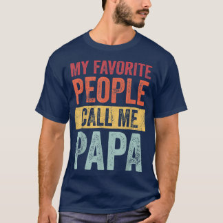 Camiseta Minhas Pessoas Favoritas Me Chamam De PapáVintage 