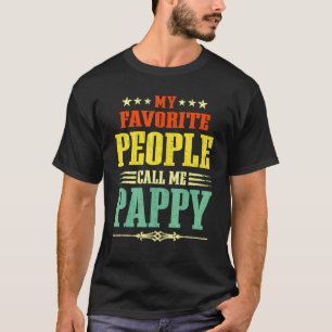 Camiseta Minhas Pessoas Favoritas Me Chamam De Pappy Vintag