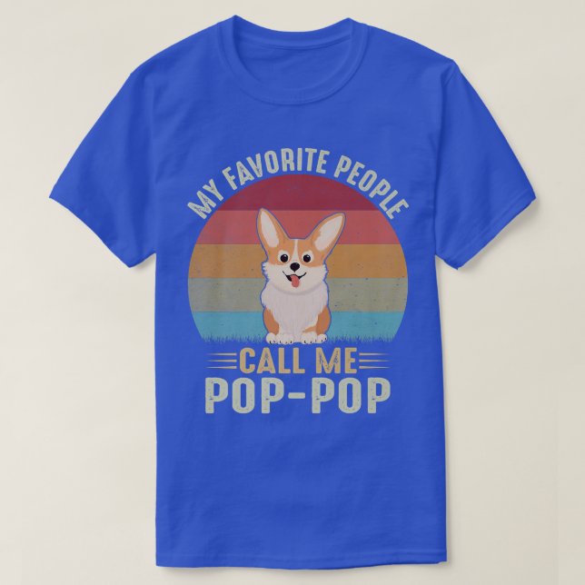 Camiseta Minhas Pessoas Favoritas Me Chamam De Popop Cute C (Frente do Design)