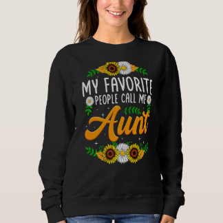 Camiseta Minhas Pessoas Favoritas Me Chamam De Tia Sunflowe
