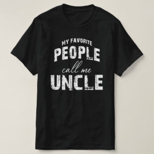 Camiseta minhas pessoas favoritas me chamam de tio
