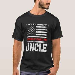 Camiseta Minhas Pessoas Favoritas Me Chamam De Tio Vintage 