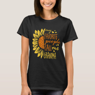 Camiseta Minhas Pessoas favoritas me chamam de vovó mulhere