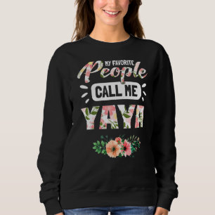 Camiseta Minhas Pessoas Favoritas Me Chamam De Yaya Avó Par