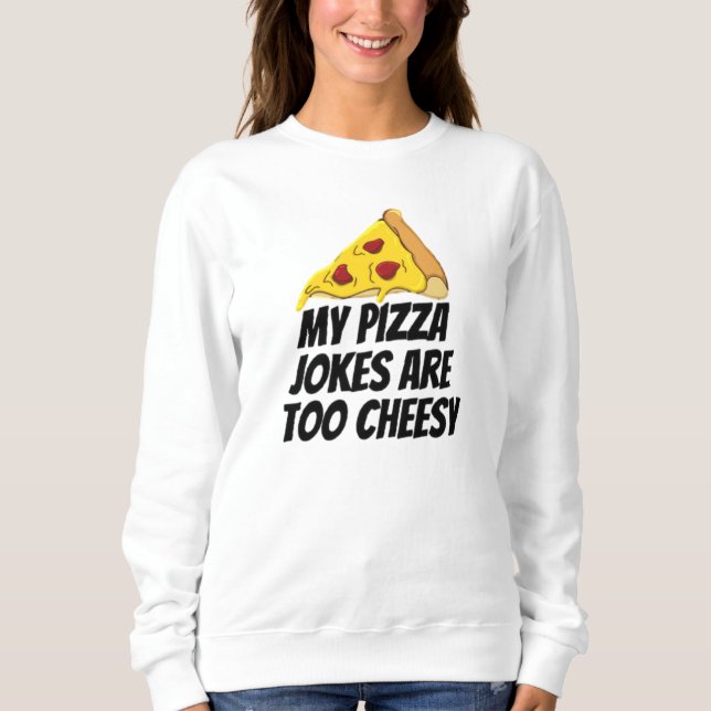 Camiseta Minhas Piadas De Pizza São Muito Baratas (Frente)