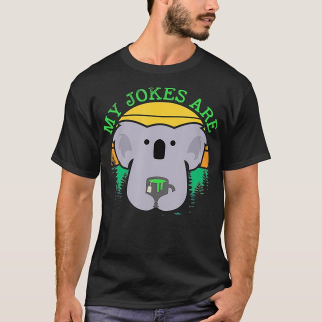 Camiseta Minhas Piadas São Koala Bear Matcha (Frente)