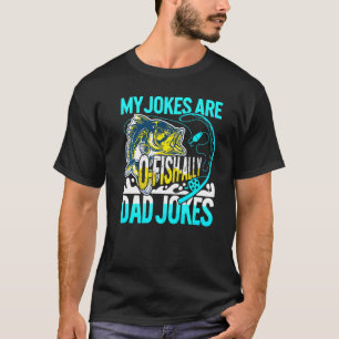 Camiseta Minhas Piadas São O-Fish-Almente Piadas de Papai P