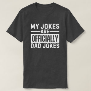 Camiseta Minhas Piadas São Oficialmente Piadas de Papai Pre