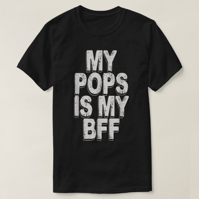 Camiseta minhas pop são meu bff (Frente do Design)