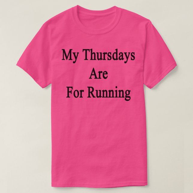 Camiseta Minhas Quintas São Para Correr (Frente do Design)