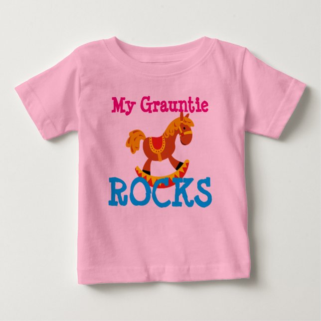 Camiseta "Minhas rochas de Grauntie! " (Frente)