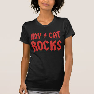 Camiseta Minhas rochas do gato!