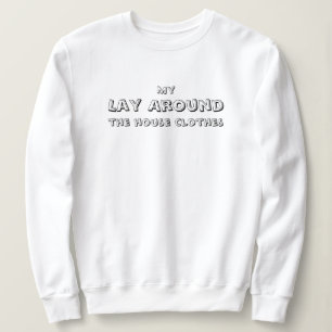 Camiseta Minhas roupas para ficar em casa, engraçado, simpl