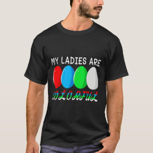 Camiseta Minhas Senhoras São Aves De Criação De Frango Engr
