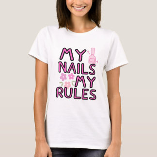 Camiseta Minhas Unhas Minhas Regras – Estilo Empoderado