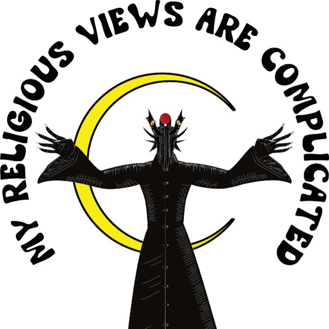 Camiseta Minhas Visões Religiosas São Complicadas  (Criador carregado)