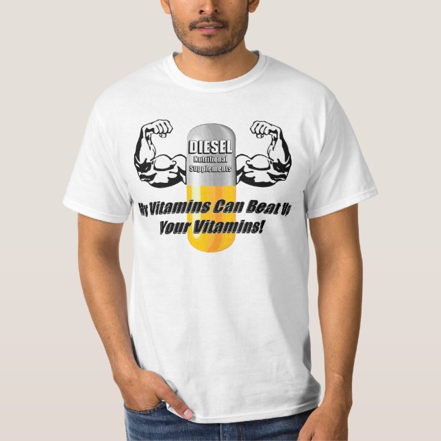 Camiseta Minhas vitaminas (Frente)
