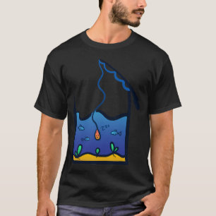 Camiseta Minhoca de Pesca Fofa