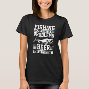 Camiseta Minhocas Que Pescam Resolvem A Maioria Dos Meus Pr