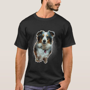 Camiseta Mini Aussie - Pastor Australiano - Cão Cute