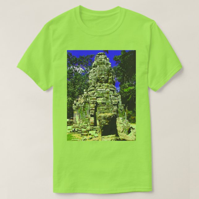 Camiseta Mini Bayon [Redux] ... Siem Reap, Camboja (Frente do Design)