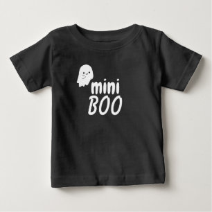 Camiseta Mini BOO Halloween Fofinho Fantasma Família Coorde