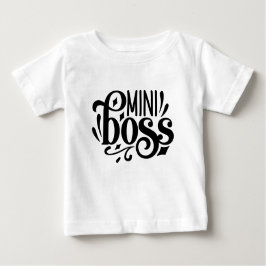 Camiseta Mini Boss, bebê chefe