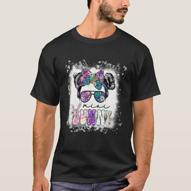 Camiseta Mini Bunny Messny Bun Kidlife Day Bleached (Frente)
