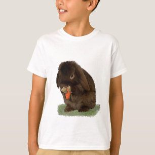 Camiseta Mini coelho e cenoura do Lop