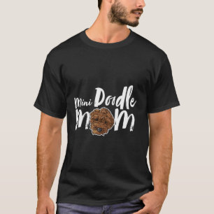 Camiseta Mini Doodle Mãe Cachorro Bonito Cachorro Mama Gold