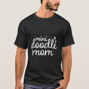 Camiseta Mini Doodle Mãe Miniatura Goldendoodle Labradoodle