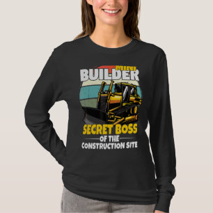 Camiseta Mini Escada De Construção Para Crianças Com Escava