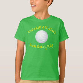 Camiseta Mini Golf Balls Festas de aniversário Crianças Esp