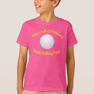 Camiseta Mini Golf Balls Festas de aniversário Crianças Ros