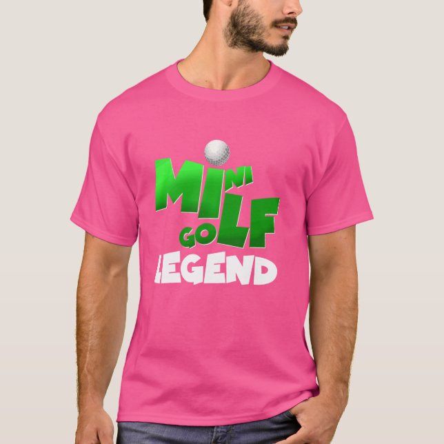 Camiseta Mini Golf Legend Ultimate Player Design (Frente)
