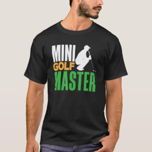 Camiseta Mini Golf Mestre Golf Jogador Golfe Golf Ball Dri