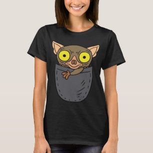 Camiseta Mini Macaco em Bolsa de Mama Tarsier Crianças Boho