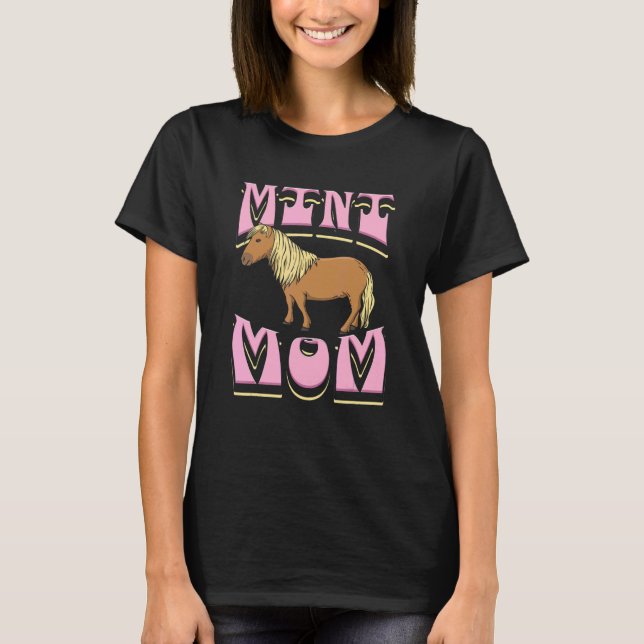 Camiseta Mini Mãe Cavalo Miniatura (Frente)